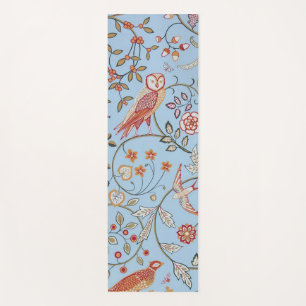 Tapis De Yoga Oiseaux et fleurs, William Morris