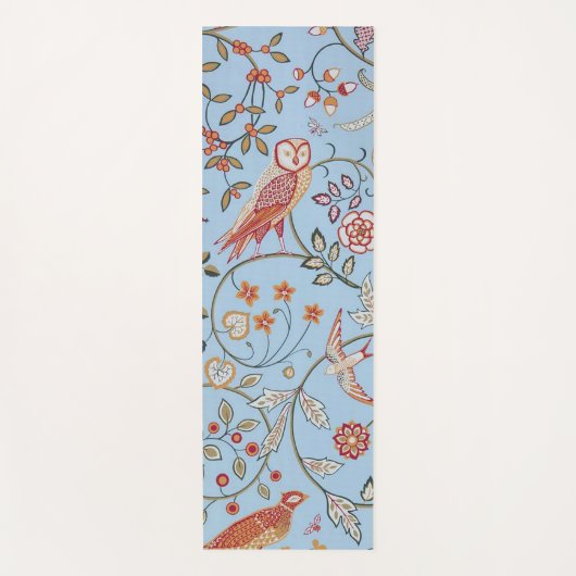 Tapis De Yoga Oiseaux et fleurs, William Morris (Devant)