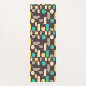 Tapis De Yoga oiseaux géométriques minimes (Dos)