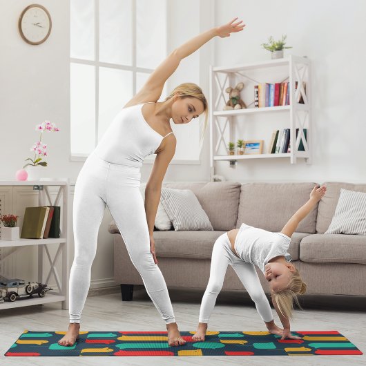 Tapis De Yoga oiseaux plats