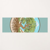 Tapis De Yoga Olive tree Symbole de paix dans la Palestine libre (Devant (Horizontal))