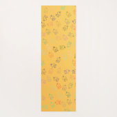 Tapis De Yoga OM du chaos | Jaune, Assez Lumineux (Dos)