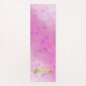 Tapis De Yoga OM du chaos | Lavande, Plutôt Rose Ombre Om (Devant)