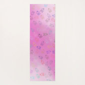 Tapis De Yoga OM du chaos | Lavande, Plutôt Rose Ombre Om (Dos)