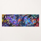 Tapis De Yoga OM Dualité Psi (Devant (Horizontal))