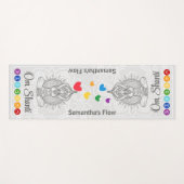 Tapis De Yoga Om Shanti Zen & Flow : Chakra Yoga Mat (Devant (Horizontal))