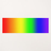 Tapis De Yoga Ombre arc-en-ciel (Devant (Horizontal))