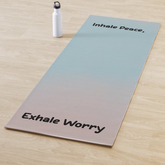 Tapis de Yoga Ombre Esthétique (En situation)
