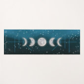 Tapis De Yoga Ombre lunes star Yoga professeur studio professeur (Devant (Horizontal))