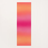 Tapis De Yoga Ombré rose orange (Dos)