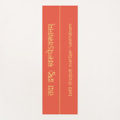 Tapis De Yoga Opale Fire Red Yoga Sutra 1.3 (Devant)