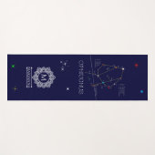 Tapis De Yoga Ophiuchus de constellation zodiaque (Devant (Horizontal))