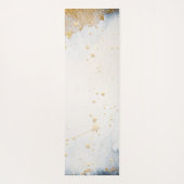 Tapis De Yoga Or céleste Soleil, Lune, Etoiles Aquarelle (Dos)