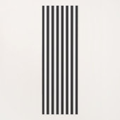 Tapis De Yoga Or Lotus et noir+Rayures blanches (Dos)