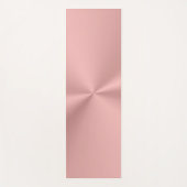 Tapis De Yoga Or rose Faux avec effet brillant (Devant)