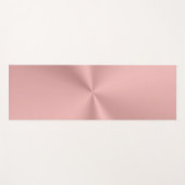 Tapis De Yoga Or rose Faux avec effet brillant (Devant (Horizontal))