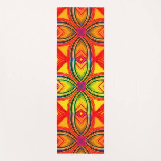 Tapis De Yoga Orange (Devant)