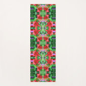 Tapis De Yoga Orange Daylilies Abstrait Flower Art (Devant)