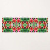 Tapis De Yoga Orange Daylilies Abstrait Flower Art (Devant (Horizontal))