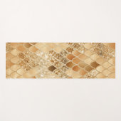 Tapis De Yoga Orange Échappe de sirène d'été Glam #1 (Devant (Horizontal))