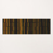 Tapis De Yoga Orange Moderne Très Cool (Dos (Horizontal))