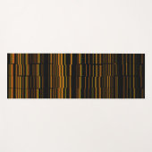 Tapis De Yoga Orange Moderne Très Cool (Devant (Horizontal))