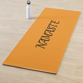 Tapis De Yoga Orange Namaste Yoga Mat