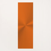 Tapis De Yoga Orange rouillée avec l'effet brillant (Dos)