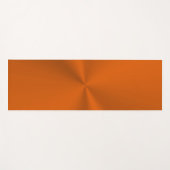 Tapis De Yoga Orange rouillée avec l'effet brillant (Devant (Horizontal))
