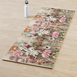 Tapis De Yoga Orchidées, Orchideae Denusblumen par Ernst Haeckel