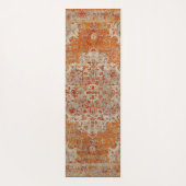 Tapis de yoga oriental orange (Dos)
