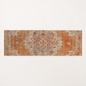 Tapis de yoga oriental orange (Devant (Horizontal))