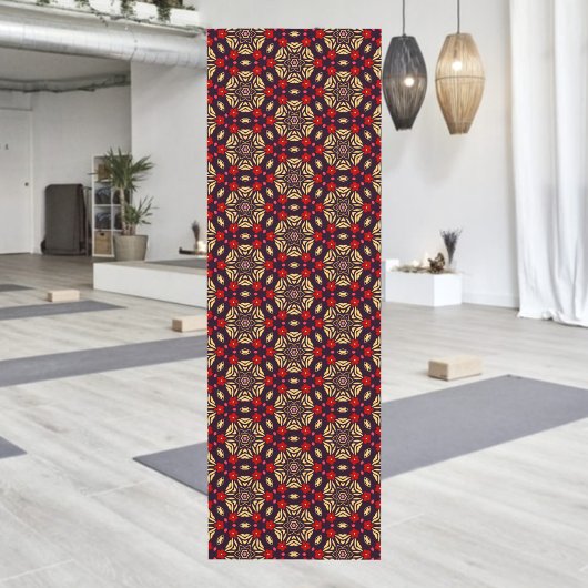 Tapis De Yoga Ornamental Cherry Blossom Pattern Yoga Mat