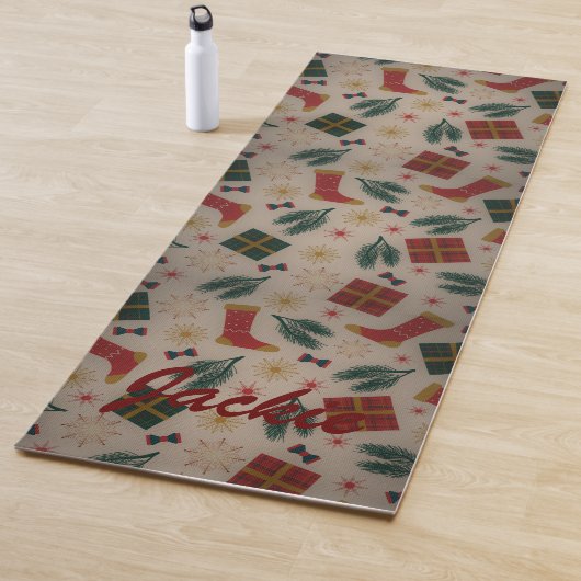 Tapis De Yoga Ornements décoratifs de Noël  (En situation)