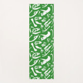 Tapis De Yoga Os de dinosaure (vert) (Devant)