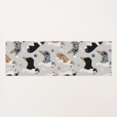 Tapis De Yoga Os et pattes des bergers australiens (Dos (Horizontal))