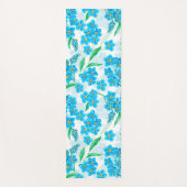 Tapis De Yoga Oubliez-moi pas les fleurs d'aquarelle (Devant)