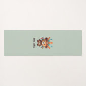 Tapis De Yoga Ours amérindien (Dos (Horizontal))