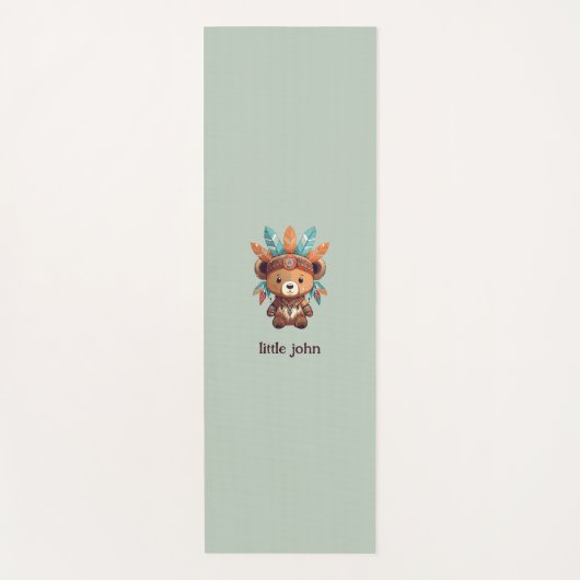 Tapis De Yoga Ours amérindien (Devant)