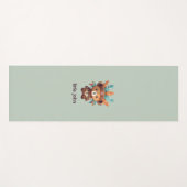 Tapis De Yoga Ours amérindien (Devant (Horizontal))