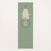 Tapis De Yoga Ours de yoga Monogramme (Devant)