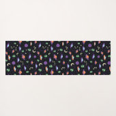 Tapis De Yoga OVNI Alien dans l'espace (Dos (Horizontal))