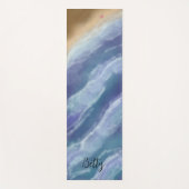 Tapis de yoga Painted Waves (Devant)