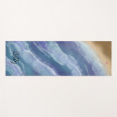 Tapis de yoga Painted Waves (Devant (Horizontal))