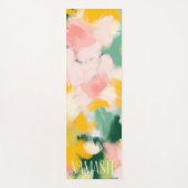 Tapis De Yoga Painterly abstraite prairie Namaste (Devant)