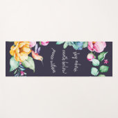 Tapis De Yoga Paix au Yoga Mat (Devant (Horizontal))