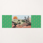 Tapis De Yoga Paix de Gaza (Devant (Horizontal))