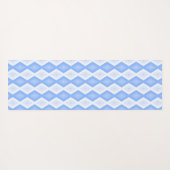 Tapis De Yoga Pale blue diamond pattern (Dos (Horizontal))
