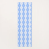 Tapis De Yoga Pale blue diamond pattern (Dos)
