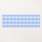Tapis De Yoga Pale blue diamond pattern (Devant (Horizontal))